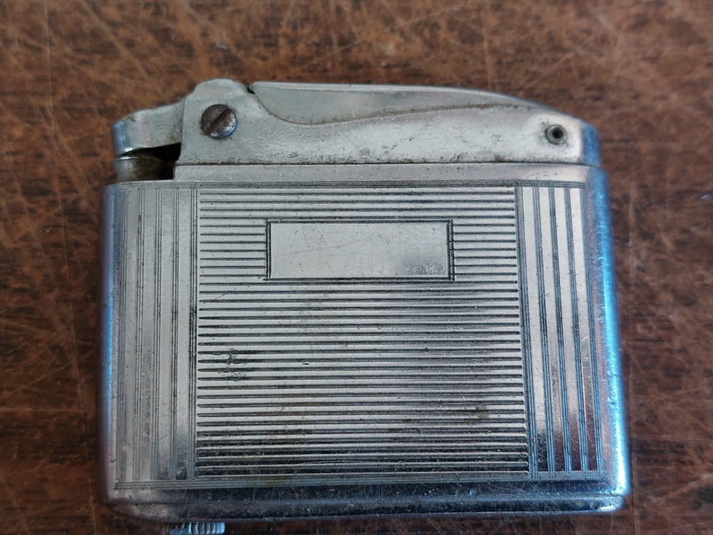 Vintage RONSON "Adonis" Pocket Cigarette Lighter Fair Shape