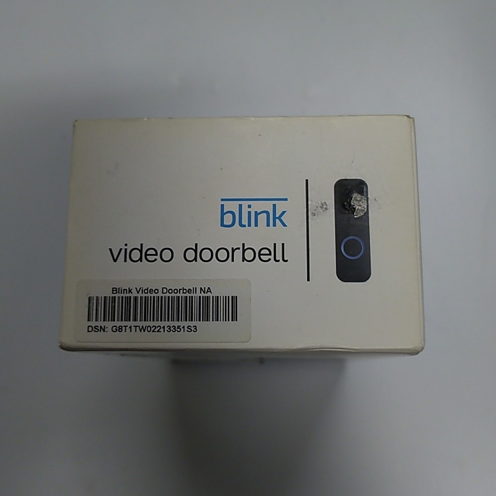 Blink Video Doorbell - Black (Standalone) - Untested - AS-IS - Powers On