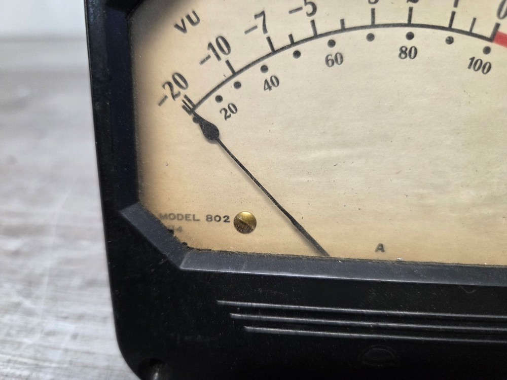 Vintage Weston Model 802 VU Meter