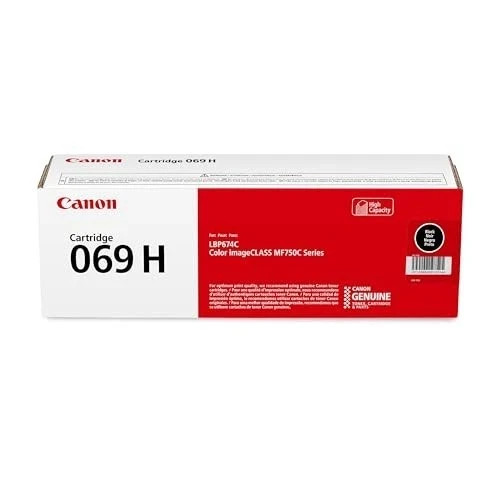 Canon Genuine 069H High Yield 4 Colour Toner Cartridge Set (CMYK)