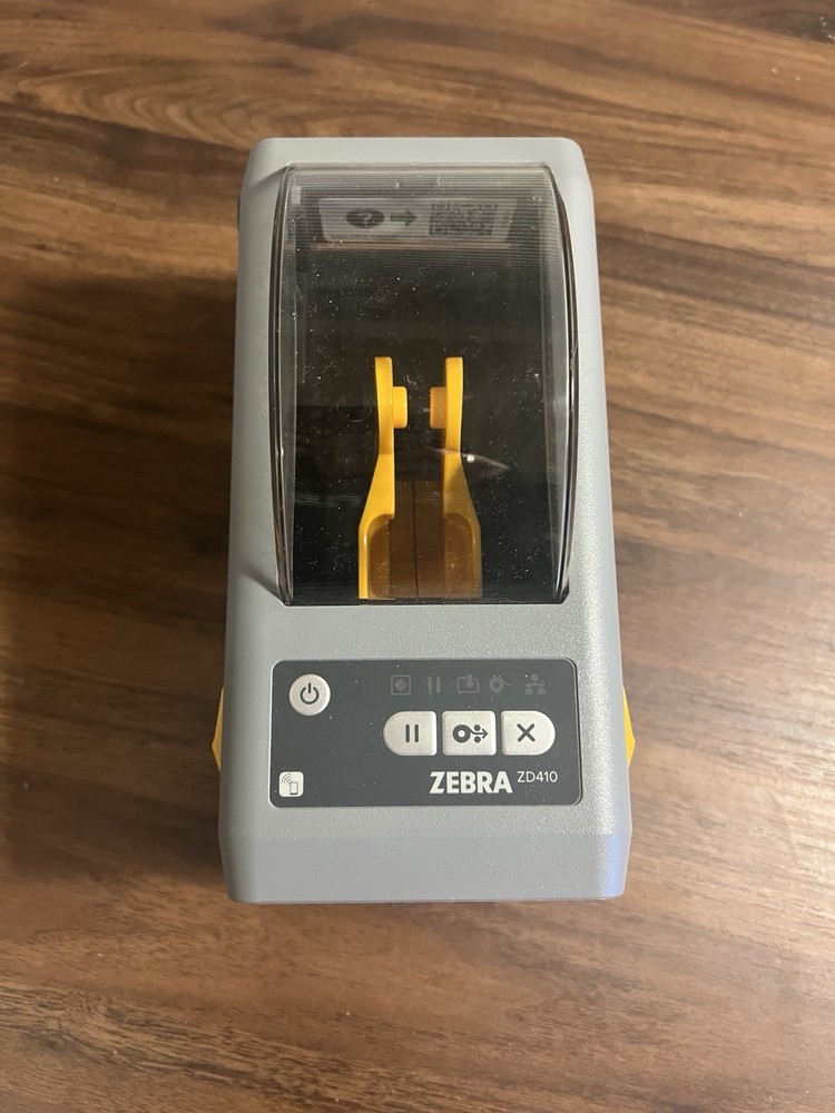 Zebra ZD410 Direct Thermal Label Printer Gray Compact Desktop Barcode Printing