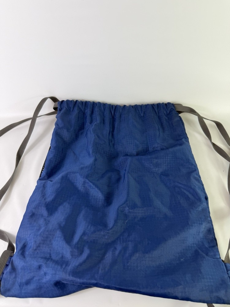 Eddie Bauer Drawstring Daypack/Backpack Navy Blue