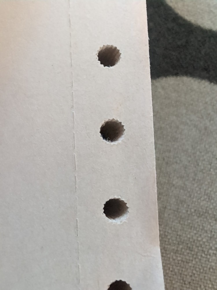 Continuous Dot Matrix Tractor Feed Printer Computer Paper 9.5"×11" & RARE