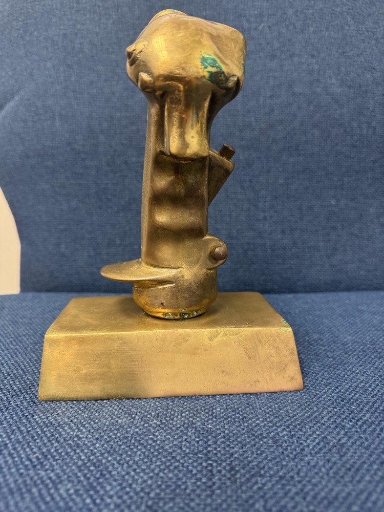 F-4 Phantom Fighter Pilot B8 Flight Control Grip Joystick Brass Display Award