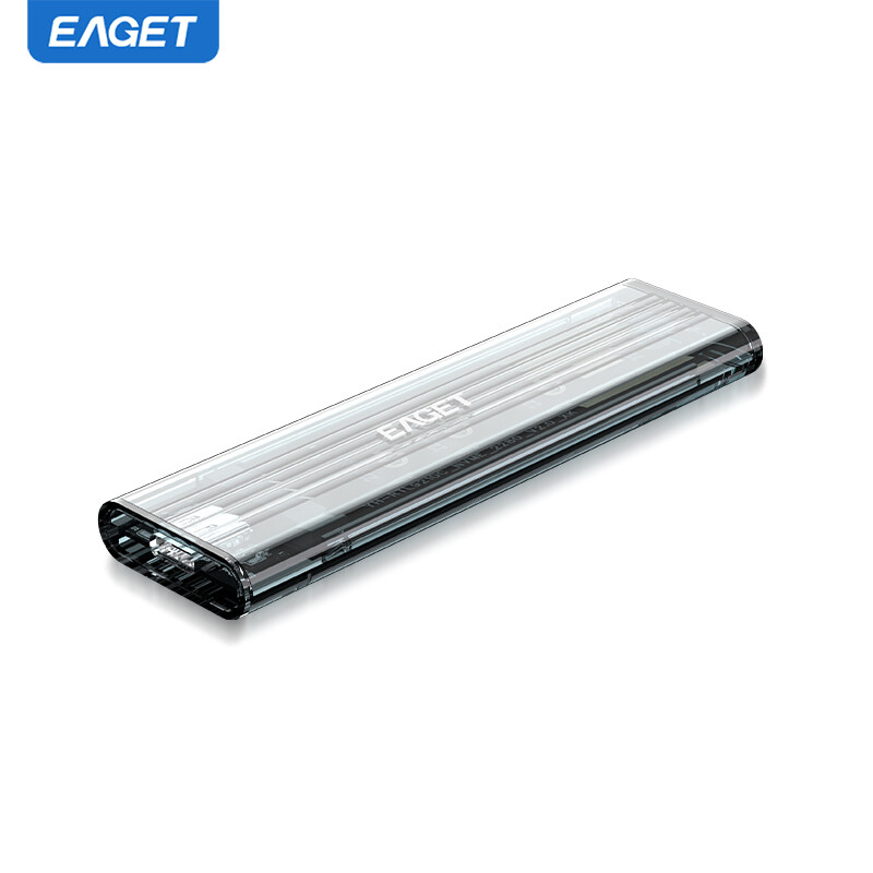 EAGET SE150D M.2 SATA NVMe Dual-Protocol Portable Transparent External Enclosure