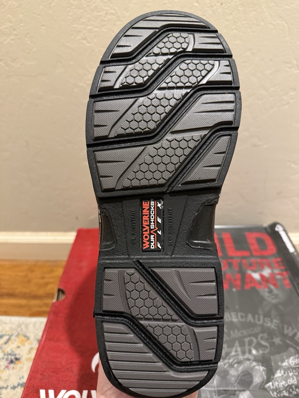 WOLVERINE RAIDER DURASHOCK MEN Multi Sizes WATERPROOF CARBONMAX PEANUT W211129