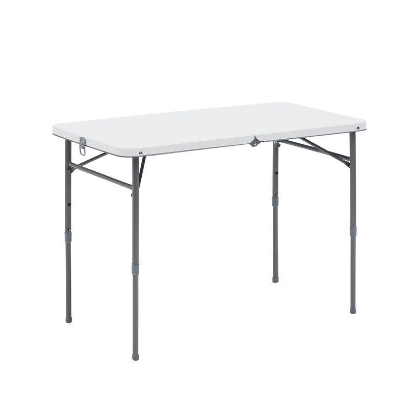 40" Folding Table Portable Adjustable Height Outdoor Indoor Table Easy Storage