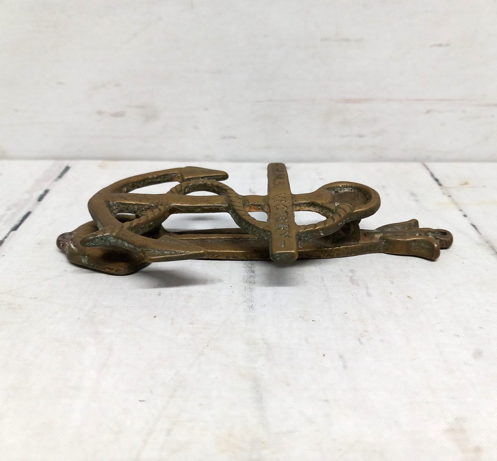 Ship Door Knocker Old Solid Brass H.M.S VICTORY Anchor