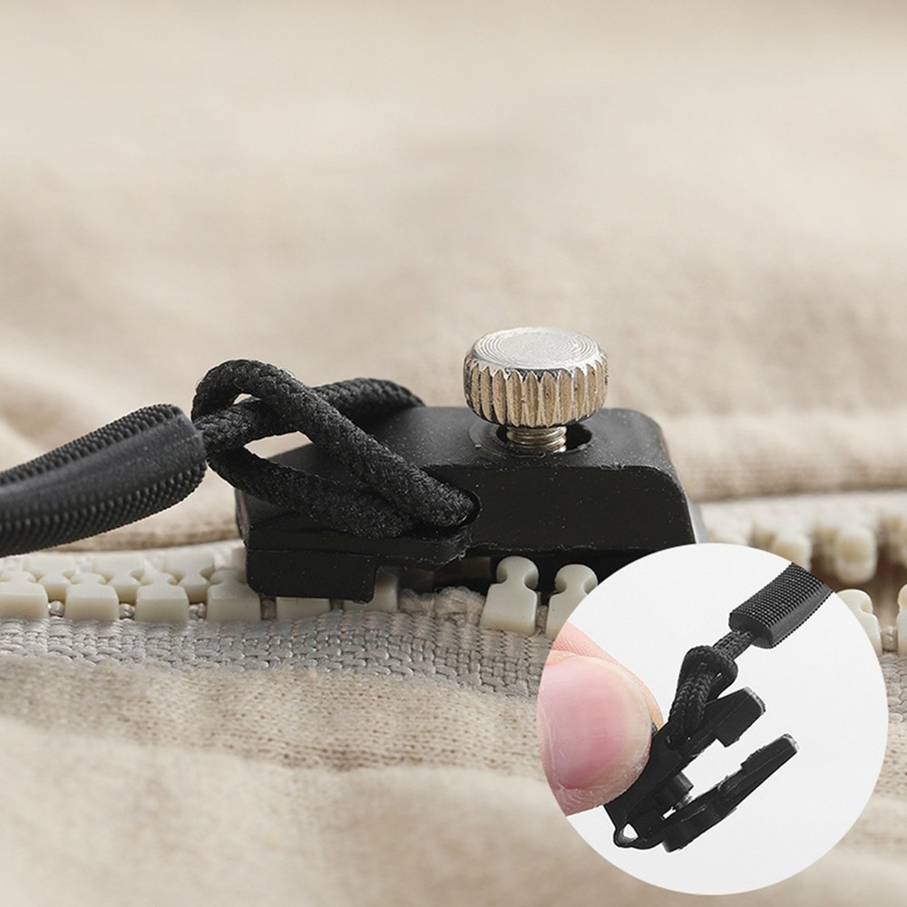 Zipper Repair Kit, 15Pcs 3 Different Size Replacement Zipper Quick Install