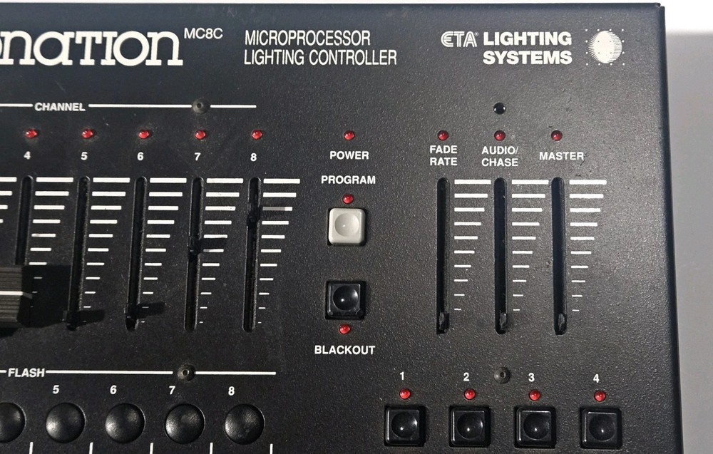 MC8C - ETA Imagenation Microprocessor Lighting Cntr- UNTESTED - No Power Supply