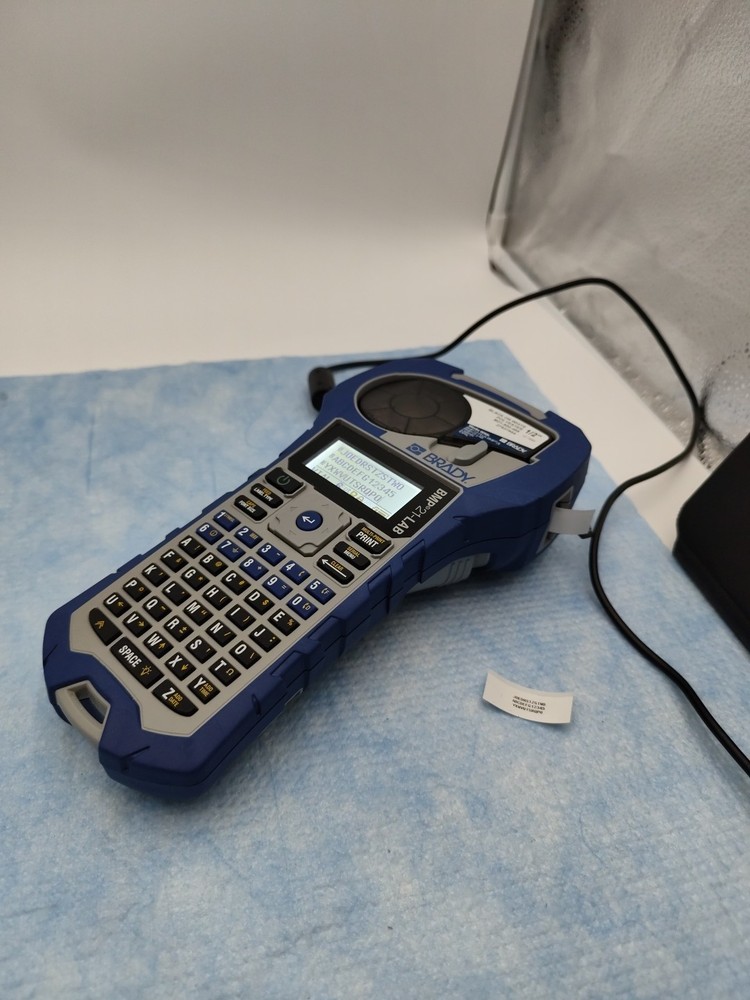 BMP 21 lab label printer Working Tested