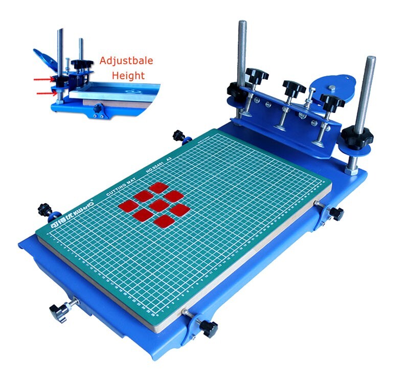 Silk Screen Printing Desktop 3 Direction Micro-registration Screen Printer