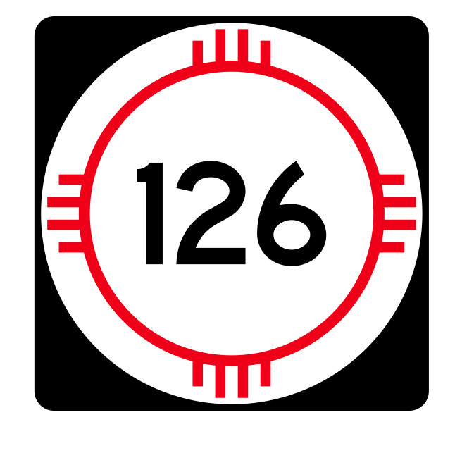 New Mexico State Road 126 Sticker Decal