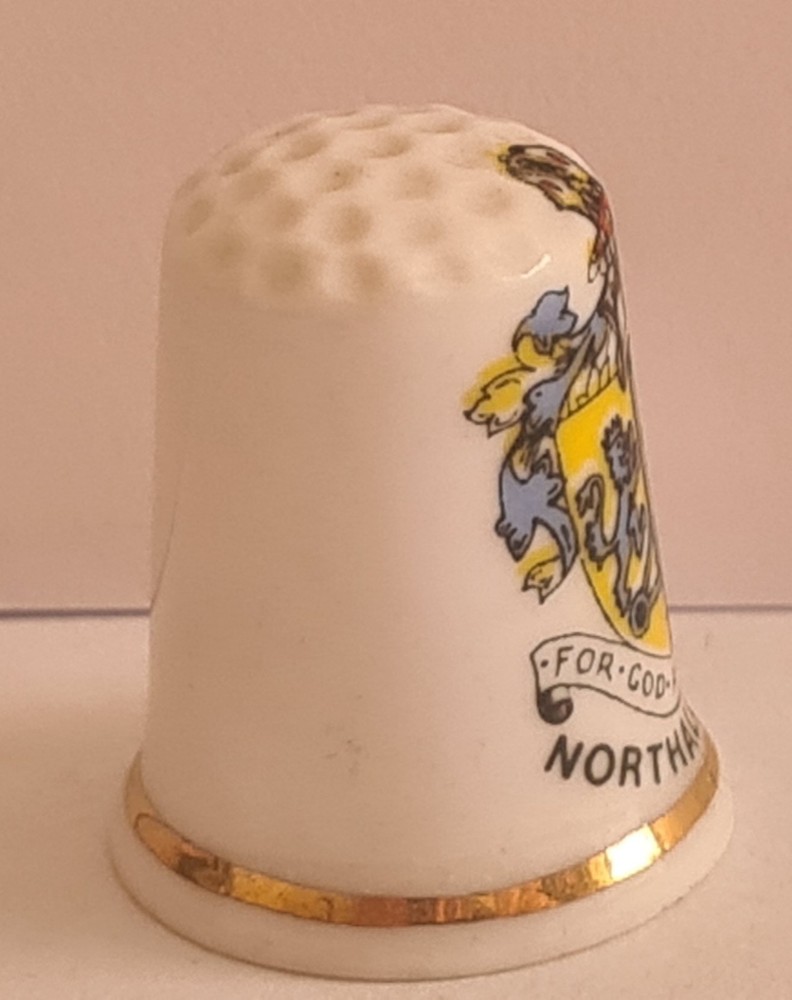 Northallerton Thimble Birch Croft Fine Bone China Collectable