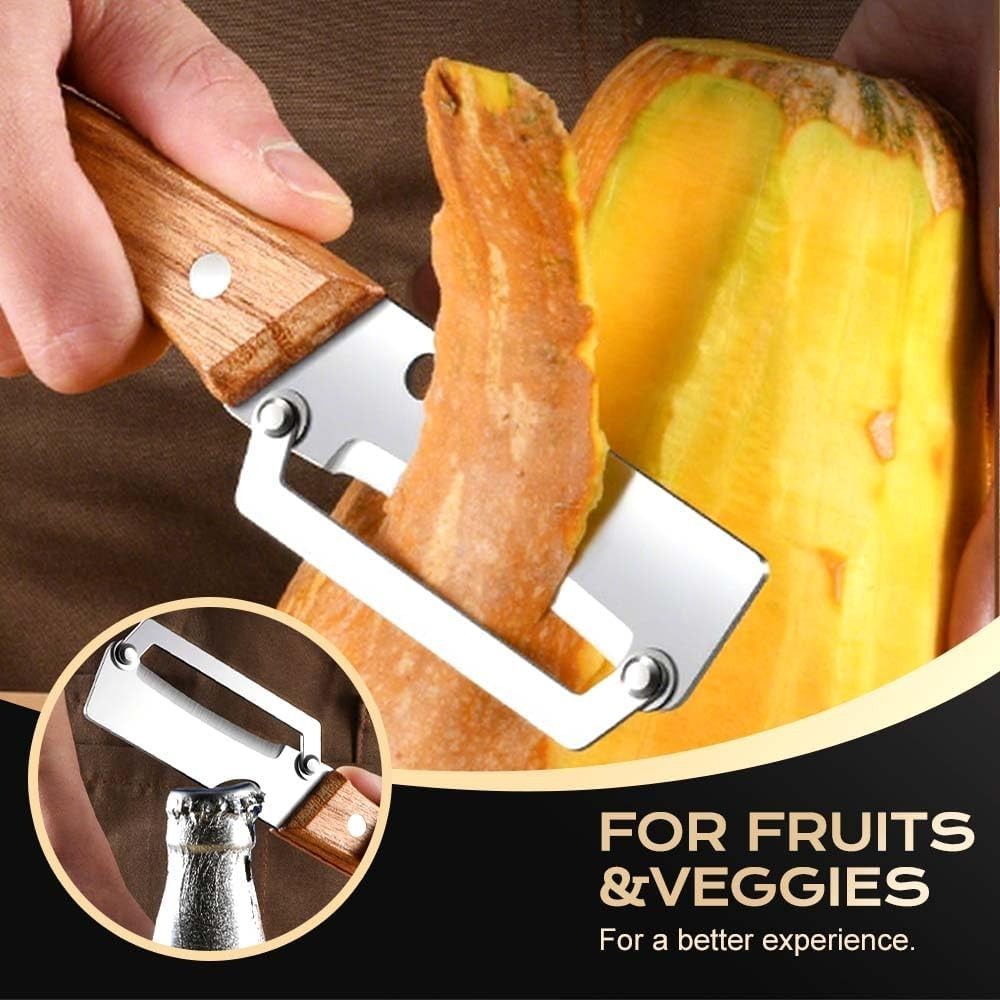 Multi-Functional Vegetable Peeler for Kitchen, Ultra-Sharp Stainless Steel Blade