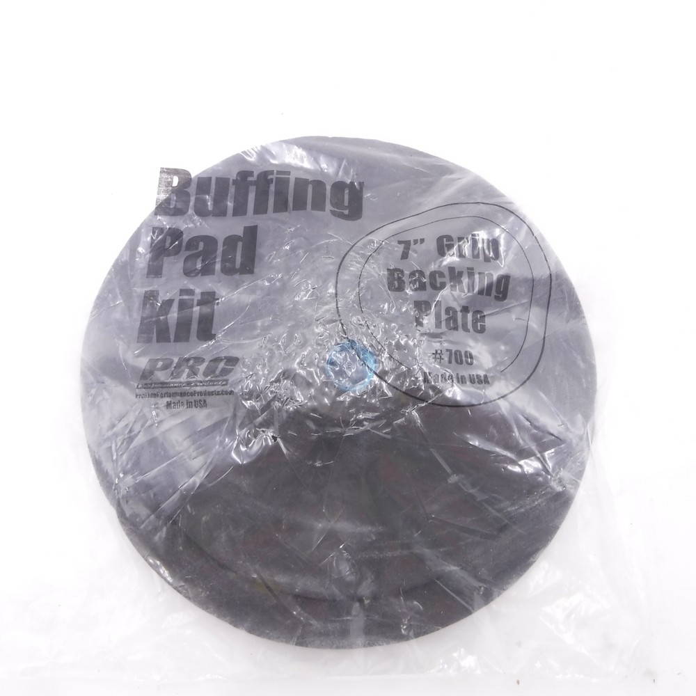 7" Grip Backing Plate Hook & Loop #700 Black