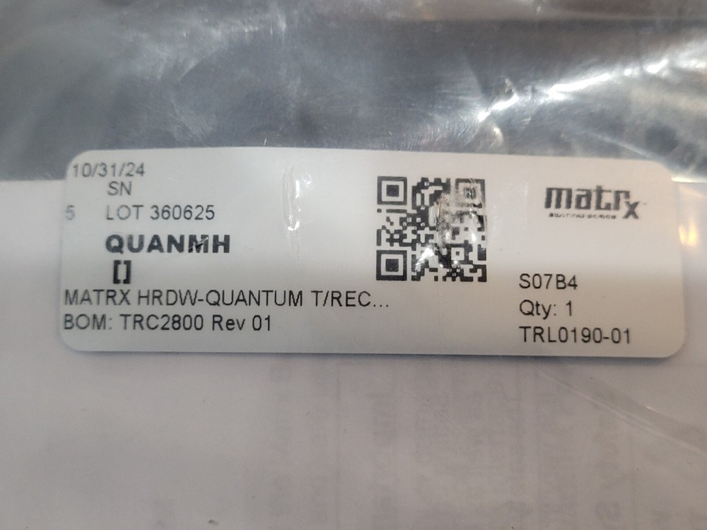 Matrix Back Interface For Quantum True Balance 3 Seating System TRC2800