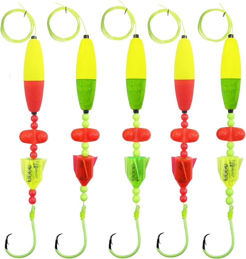 Catfish Float Rigs Complete Kit - Attract more Fish with Leading Circle Hooks