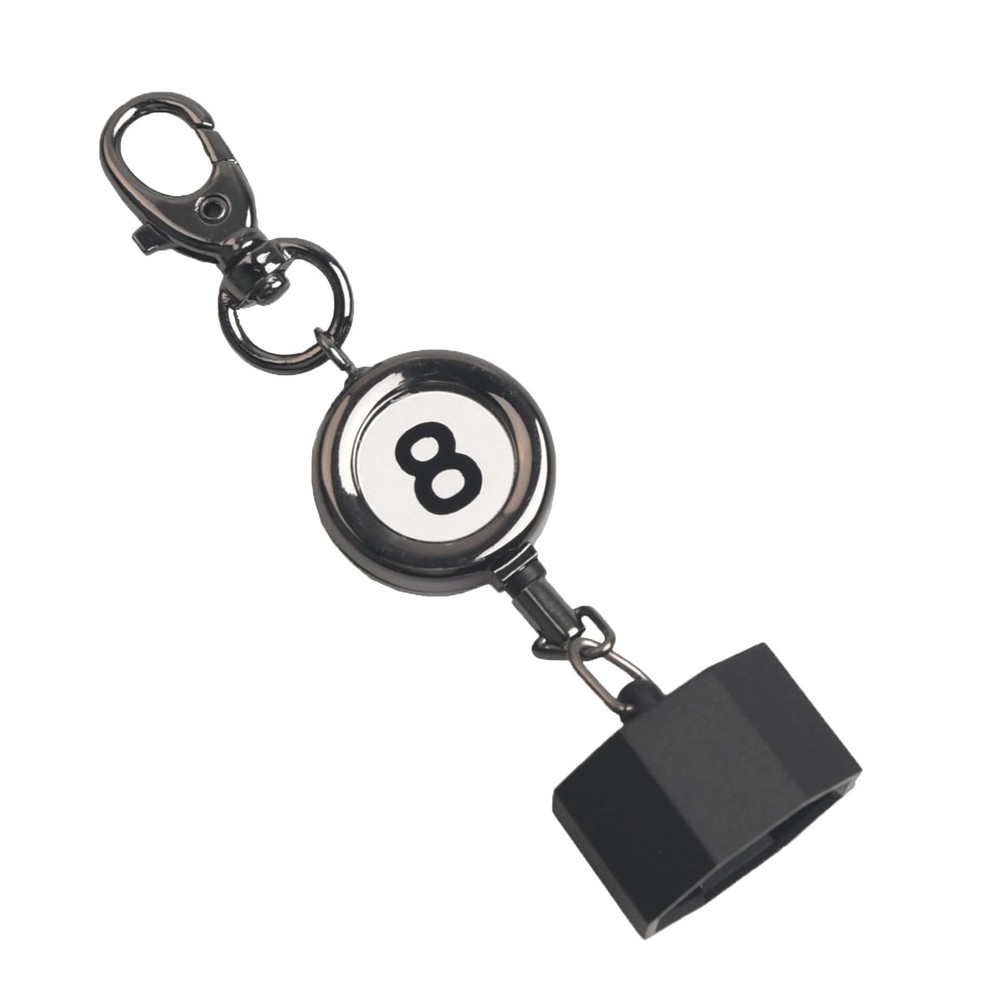 Billiard Chalk Holderï¼ŒPool Chalk Holder with Retractable Key Ring,Pool Table