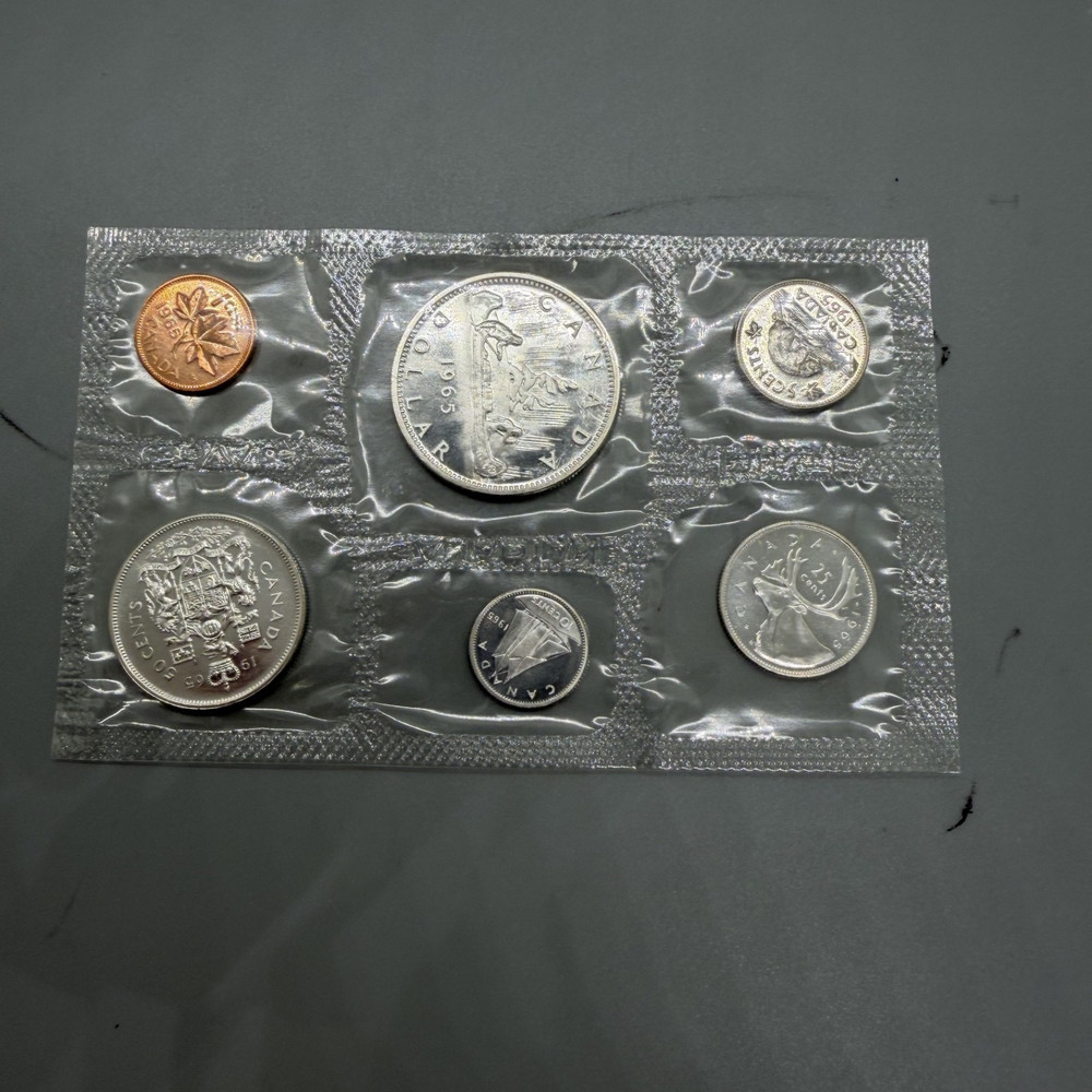 1965 & 1966 CANADA SILVER Mint Sets (Proof like) - 1.1oz. SILVER Each