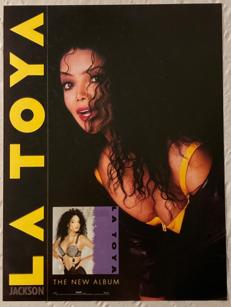 La Toya Jackson 1988 Promo Poster