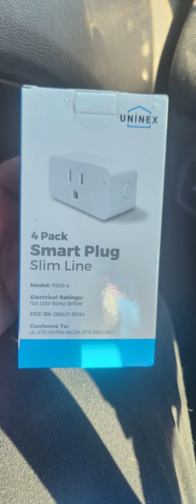 UNINEX 4-Pack  Smart Plug Slim Line