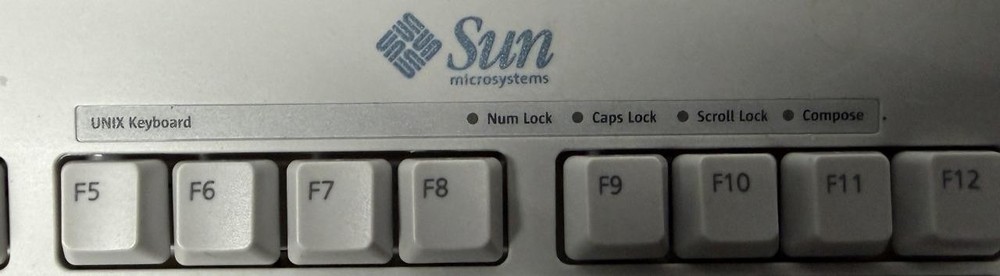 Sun Microsystems Model Type 7 Unix Keyboard USB Wired 320-1367-03
