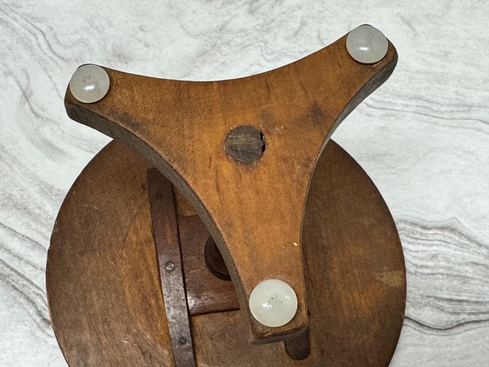 Antique Apprentice Piece Salesman Sample Tilt Top Table Miniature