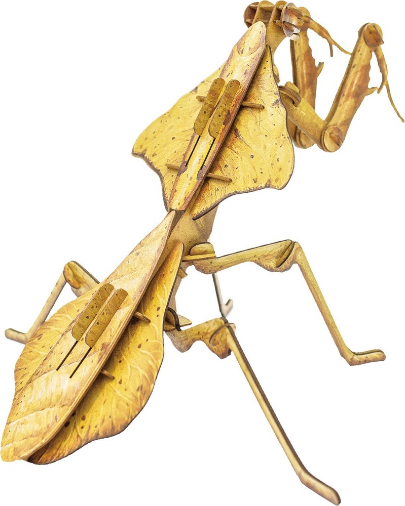 MakeBug C0004 Bring Nature Home Dead Leaf Mantis 3D Kraft Paper Puzzle