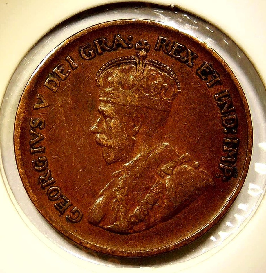 1935 Canada Small Cent King George V