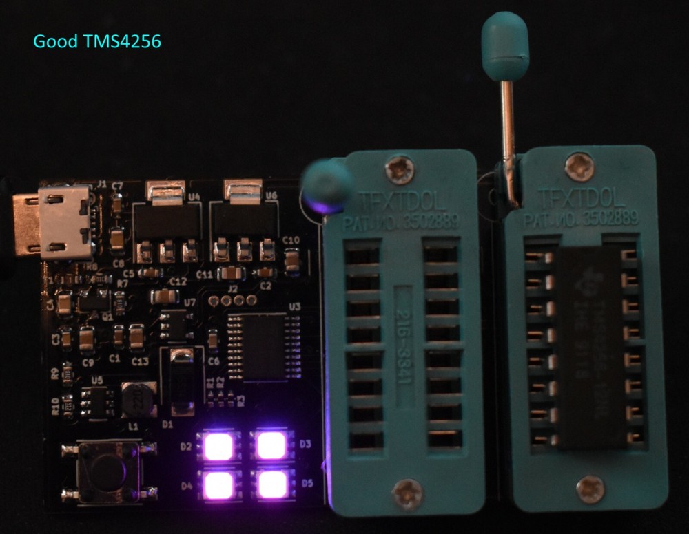 Dynamic RAM (DRAM) Tester for Retro Computers (4Kbit to 1Mbit).