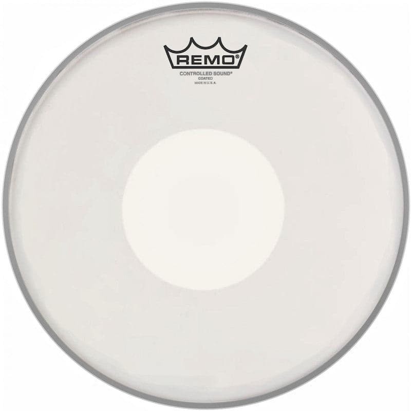 Remo Controlled Sound Coated Drumhead 14" w/White Dot
