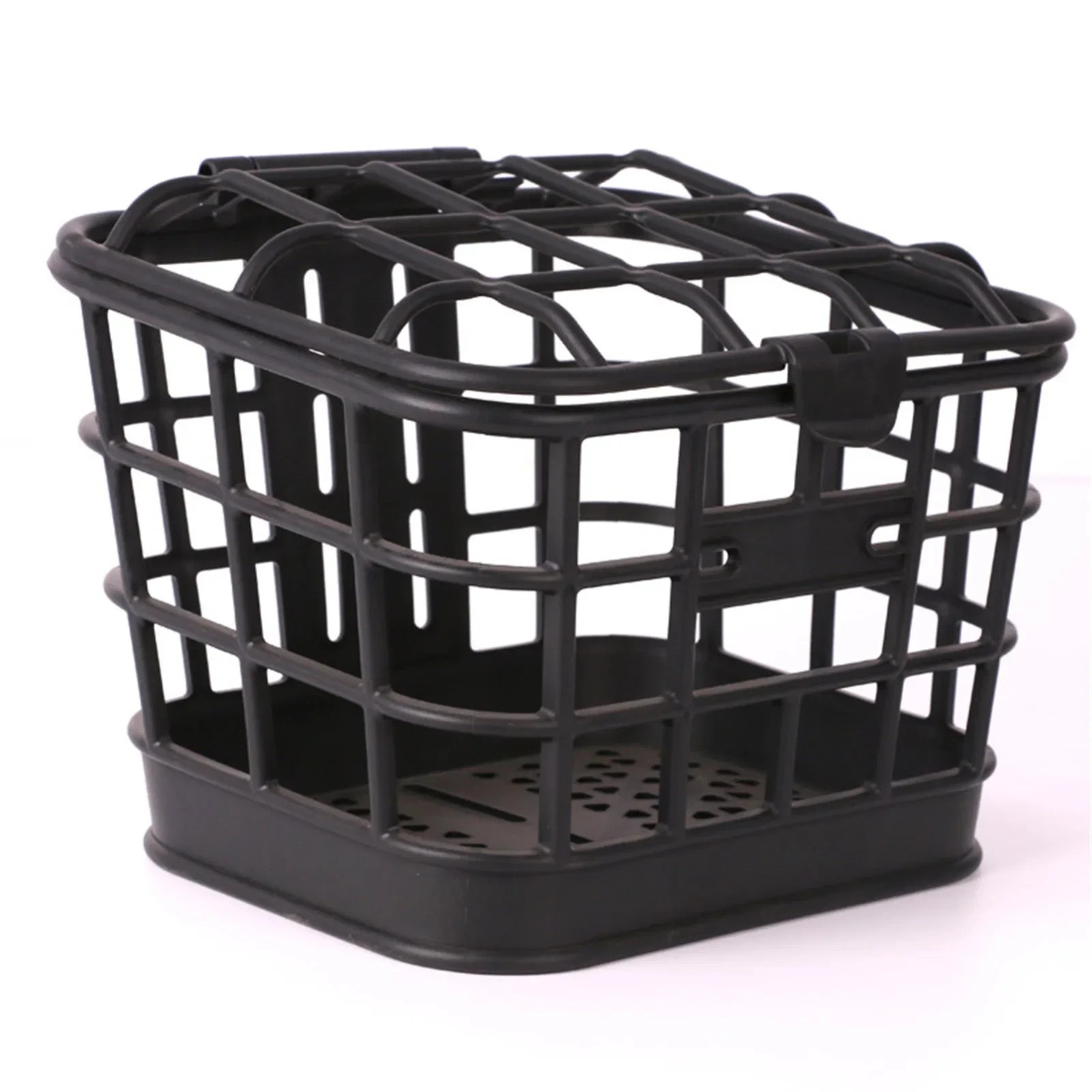 Detachable Front Bike Basket w/ Lid | Large Capacity PC Storage for E-Bike