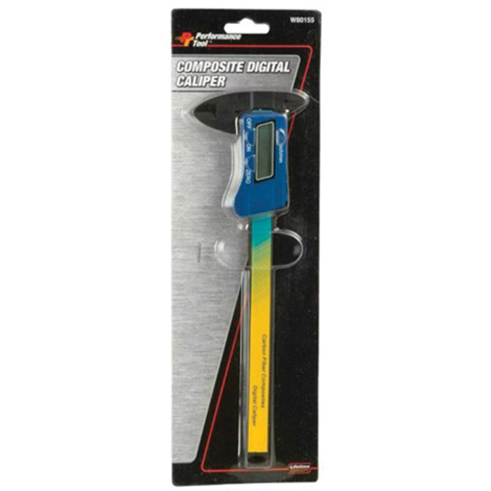 Performance Tool Composite Digital Caliper - 6 Inch  W80155