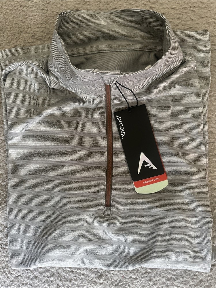 Antigua Golf 1/4 Zip Pullover - Large