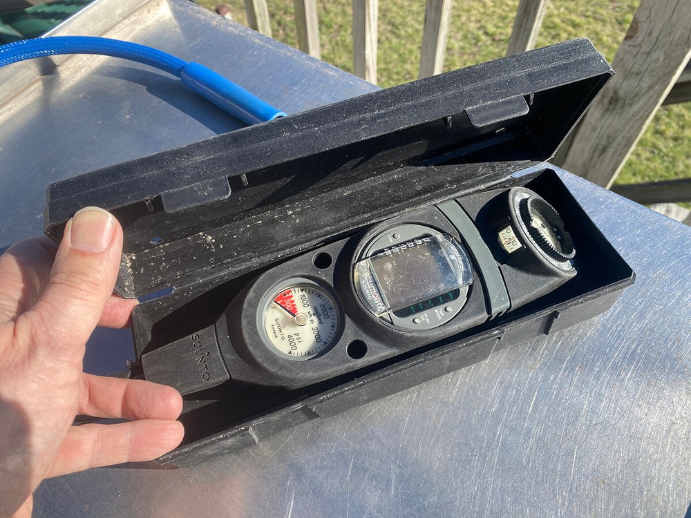 Suunto Seaquest Gauge Console Works! Solution-⍺ Computer, Compass SPG Hose Case