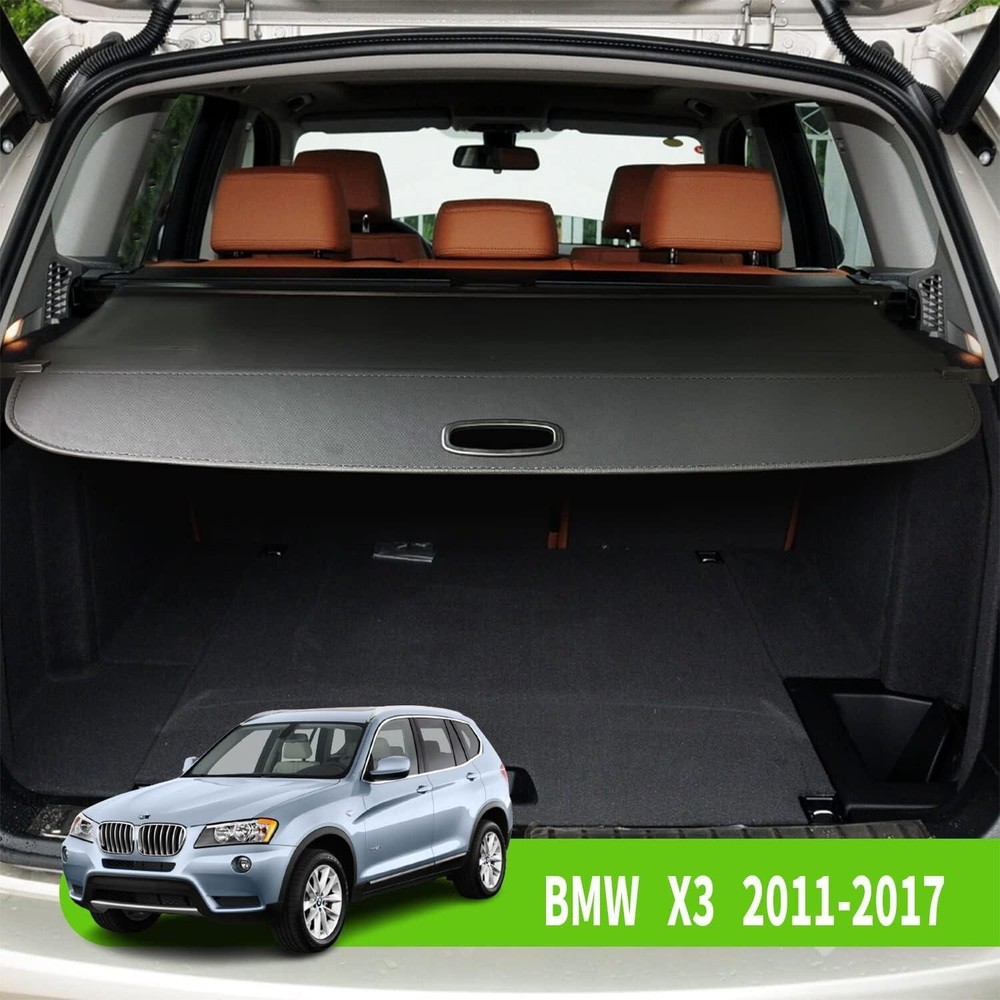 Retractable Cargo Cover For BMW X3 2011-2017 Trunk Security Cover