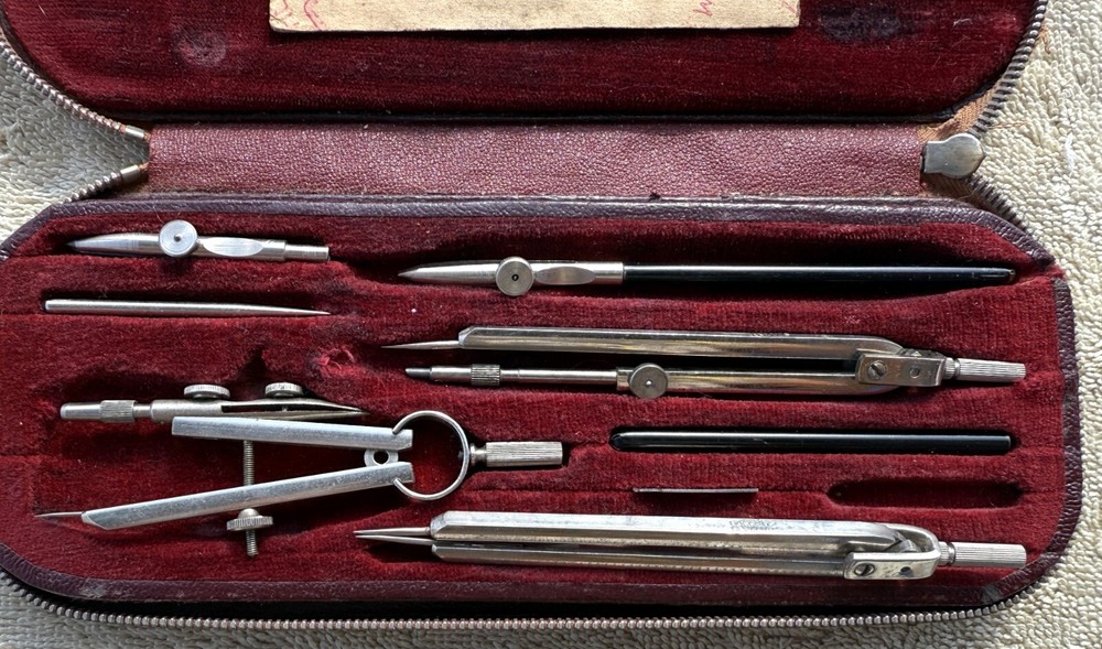 VINTAGE HOFFRITZ DRAFTING SET GERMANY R206/65/US