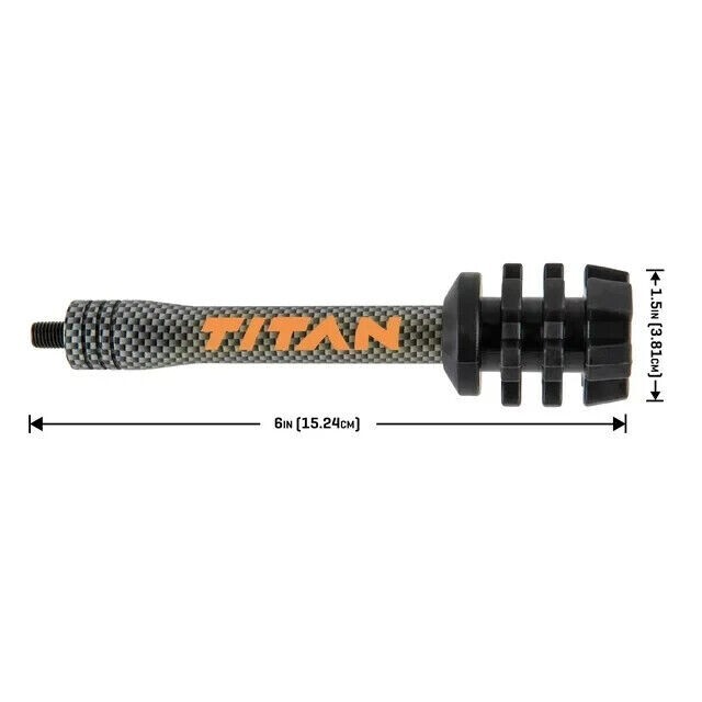 Titan Archery Bow Stabilizer Screws Into Standard Bow Riser Threads