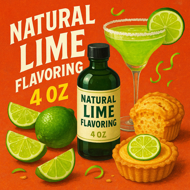 LD Carlson Natural Lime Flavoring 4 oz