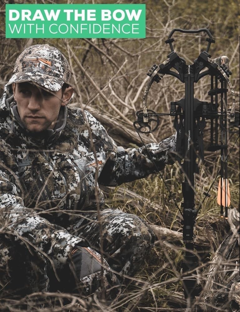 Crossbow Cocking Device with Easy Mounting System for Right or Left-Handed Users