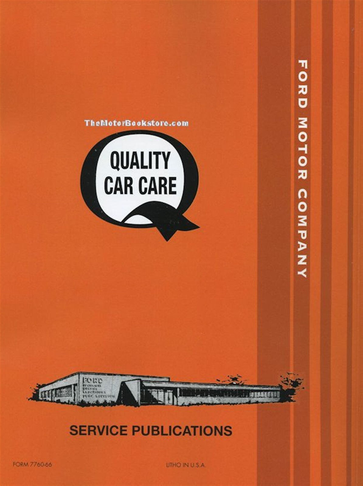 1966 Ford Comet, Falcon, Fairlane, Mustang Shop Manual