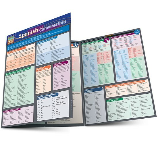 Brand New; QuickStudy | Spanish Conversation Laminated Study Guide