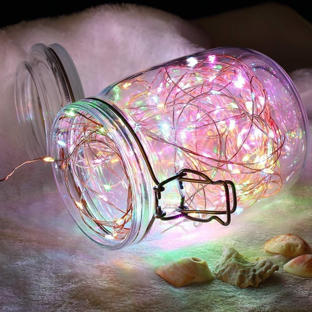 Fairy String Lights Battery Operated,3.3ft 20 LEDs Waterproof Flexible Copper