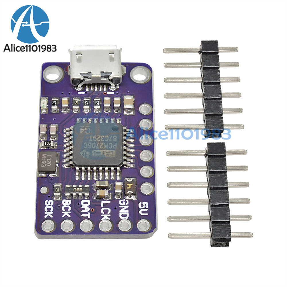 USB TO I2S IIS PCM2706 Gesture Recognition Sensor Decoder Connector Module