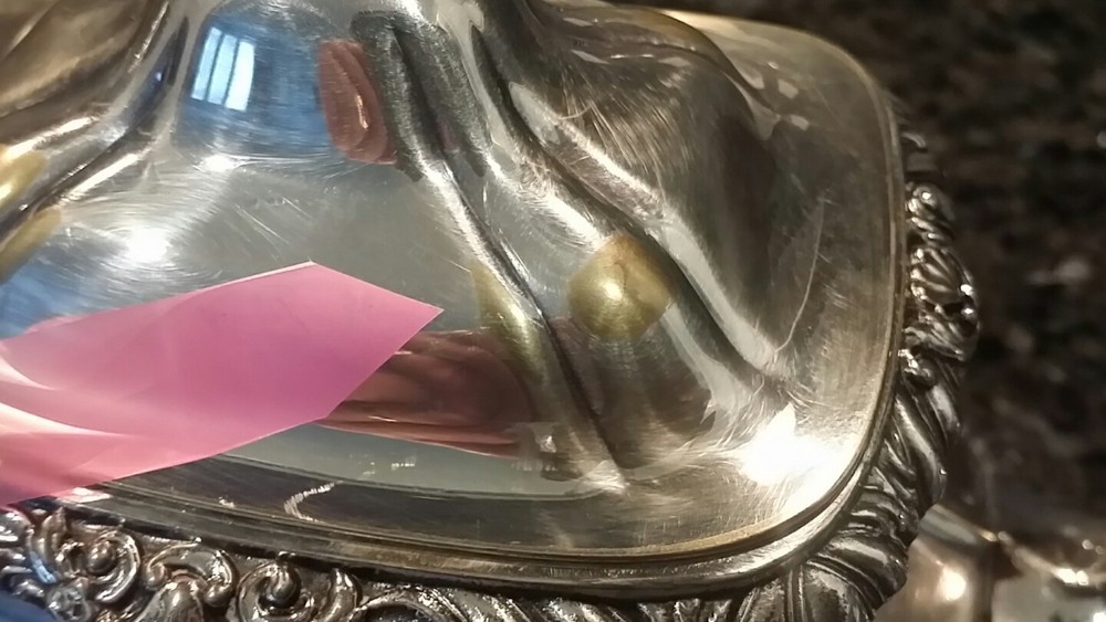 GORHAM SHELL & GADROON Coffee Tea Sugar Creamer Set Y1101 Y1102