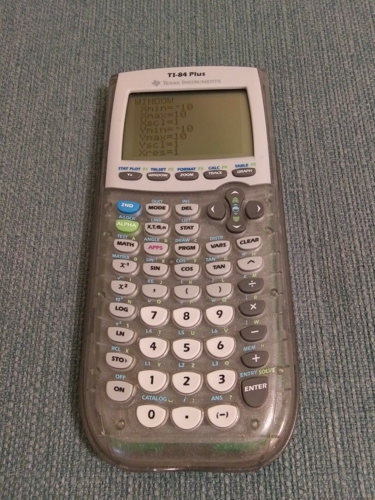 Texas Instruments TI-84 Plus Graphing Calculator with Slipcover Tested
