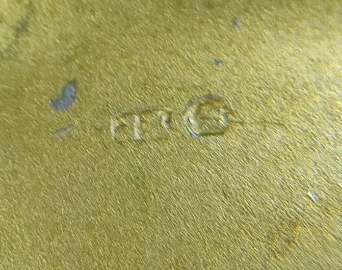 Antique Austrian Silver Cigarette Case Enamel Painting - Johann Rothbauer