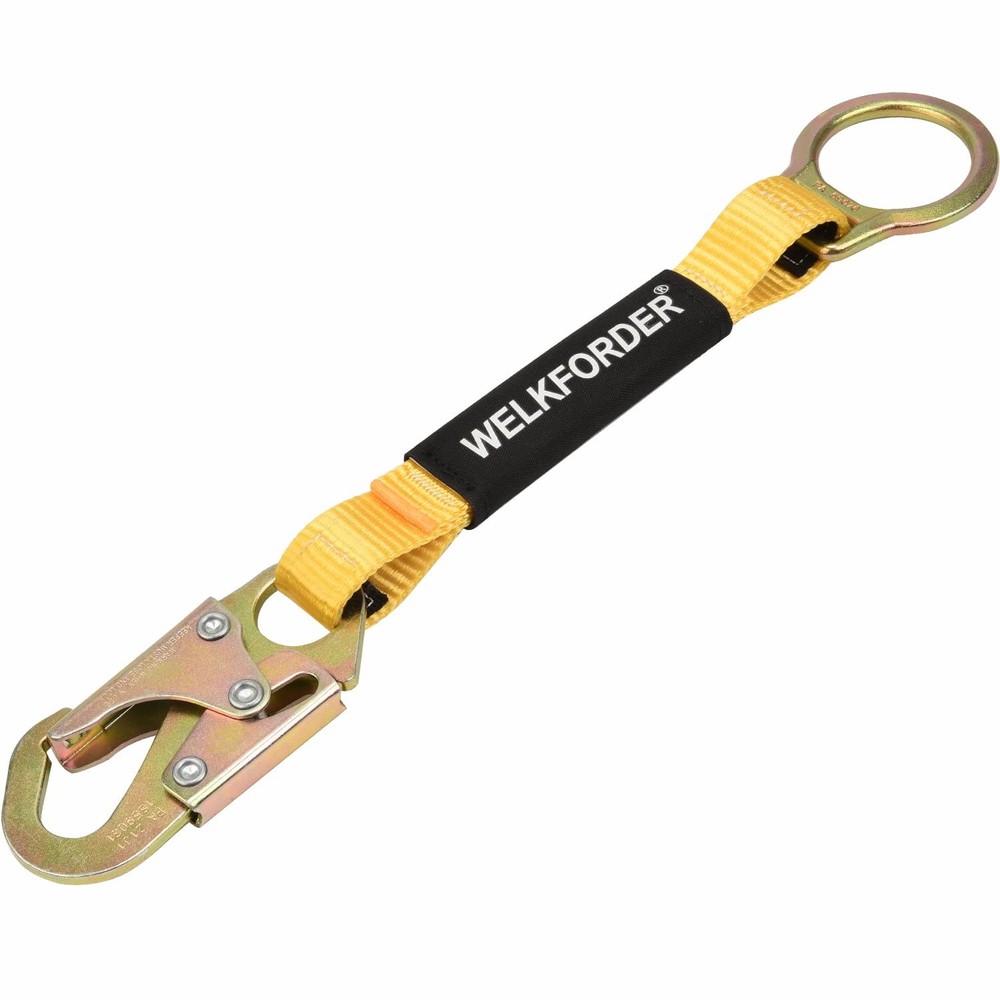 WELKFORDER 18-Inch D-Ring Extender Fall Protection with Snap Hook 18"