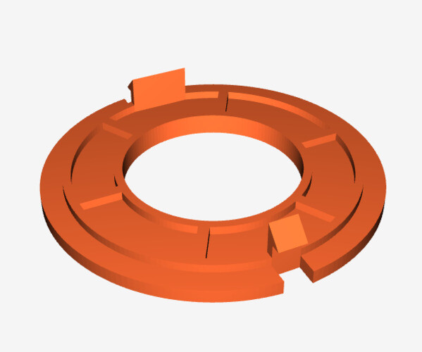 Router Table Insert Ring Set (2" OD) For Craftsman Model 25481 Sears